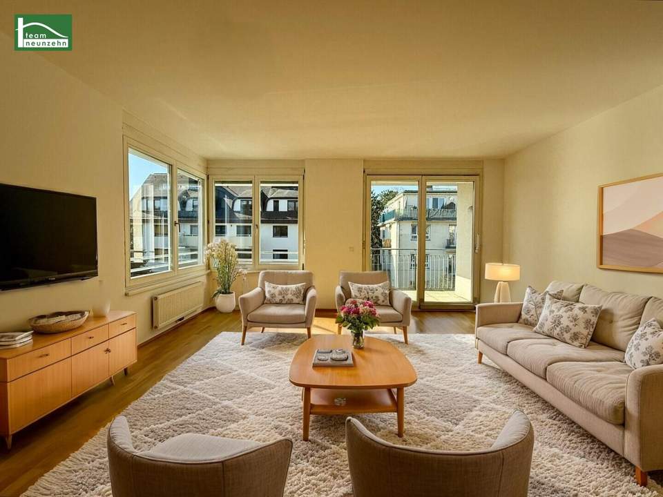 Geräumige Wohnung in Ruhelage in 1190 Wien - Einbauküche, Klimaanlagen und zwei Balkon inklusive. - WOHNTRAUM