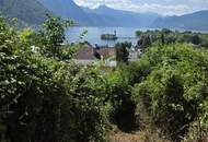 Gmunden: Absolute Rarität im Villenviertel! Unbebautes Grundstück mit etwas Seeblick in Bestlage!