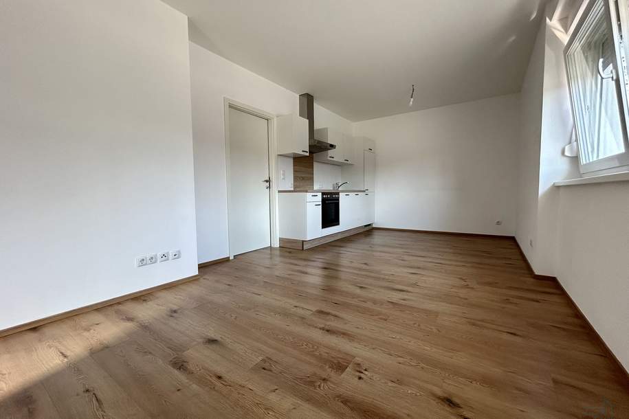 Lichtdurchflutete 2-Zimmerwohnung inkl. Parkplatz in Puntigam!, Wohnung-miete, 736,67,€, 8055 Graz(Stadt)