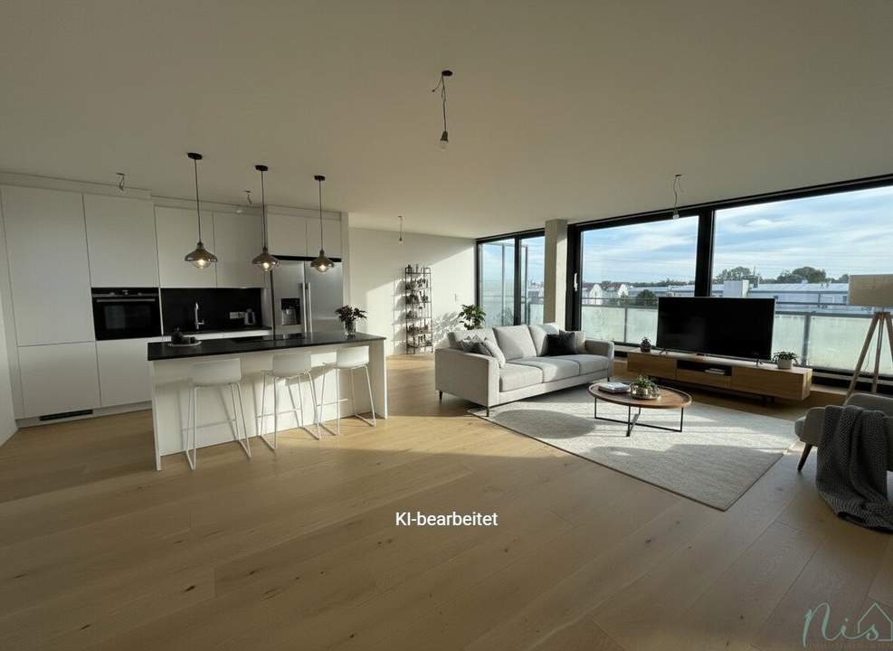 LOFT Wohnung - Nähe U2 Station Donauspital - 72 m2- neu saniert - Terrasse südseitig - mit Fernblick
