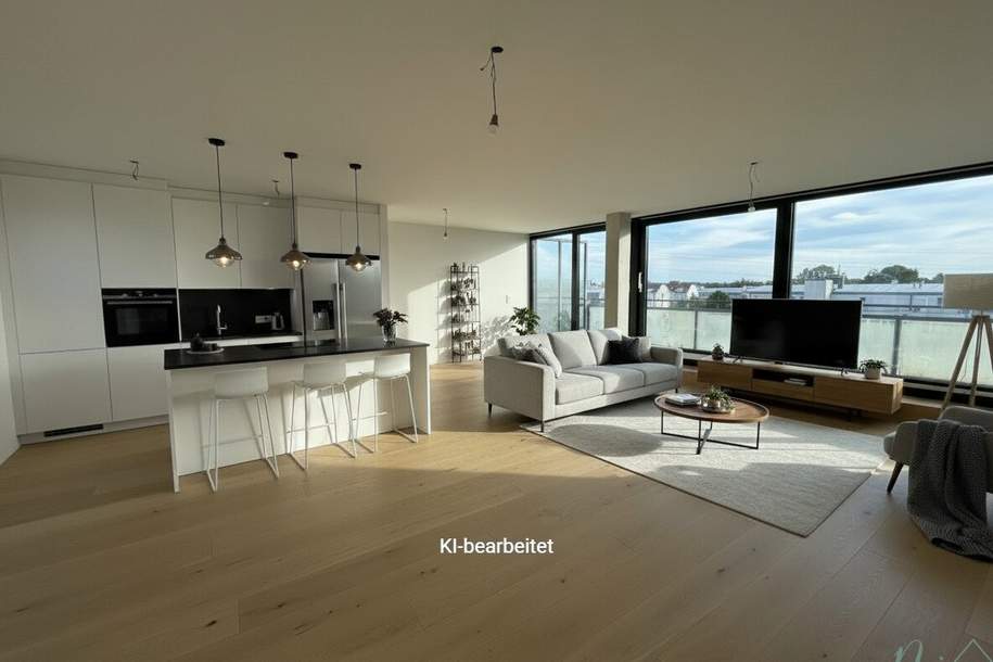 LOFT Wohnung - Nähe U2 Station Donauspital - 72 m2- neu saniert - Terrasse südseitig - mit Fernblick, Wohnung-kauf, 399.000,€, 1220 Wien 22., Donaustadt