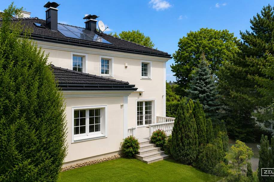 TOP LAGE IN MAUER | Repräsentative, hochwertig ausgestattete Villa mit Lift und ca. 342 m² Gesamtnutzfläche auf großzügigem Grundstück | ZELLMANN IMMOBILIEN, Haus-kauf, 1.995.000,€, 1230 Wien 23., Liesing