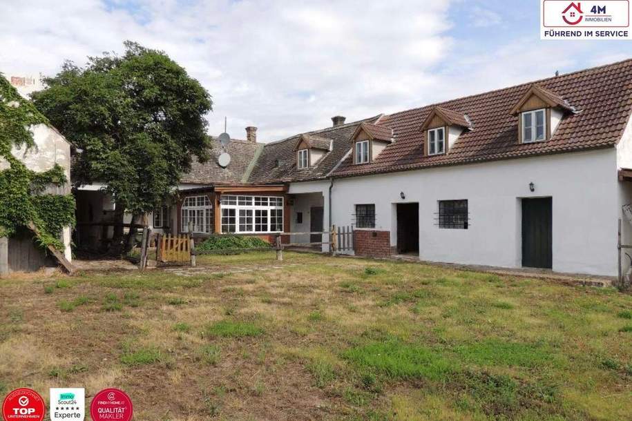 Charmantes Bauernhaus für Pferdeliebhaber auf 2.700 m² Grundstück, Haus-kauf, 349.000,€, 2113 Korneuburg
