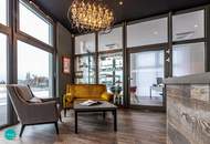 Exklusive Betriebsanlage mit Eventcharakter • Showroom • Garage• Dachterrasse mit unverbaubarem Fernblick! RAUM FÜR VISIONEN