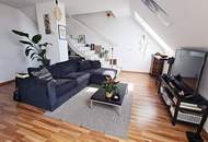 DACHGESCHOSS, U3-NÄHE, 55 m2 Maisonette, 2 Zimmer, Kochnische, Duschbad, Fernblick, Meiselstraße