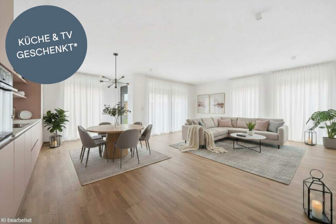 PROVISIONSFREI! Lichtdurchflutete 3-Zimmer-Wohnung mit großer Wohnküche | Sonnige Loggia, Schrankraum | Bezugsfertig