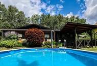 Sommerdomizil mit Pool auf großzügigem Pachtgrundstück