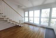 UNBEFRISTET - tolle Loggia - Helle 5-Zimmer Neubau Maisonette-Wohnung mit separater Küche, Lift, Gartennutzung und Garagenplatz optional