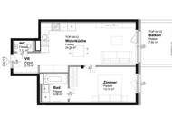 Schicke Neubauwohnung (Top 4-12)mit 8m² Balkon in der Koloniestraße!