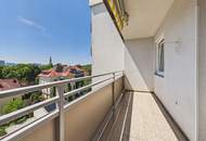 Sonnige 2-Zimmer-Wohnung im 5. Liftstock – Südwest-Loggia & attraktives Sanierungspotenzial nahe Klagenfurter Zentrum