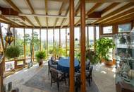 Uneinsehbares Wohnjuwel mit 7.984 m² Grundstück – einzigartiges Naturparadies mit herrlichem Panoramablick am Heuberg in Dietach!