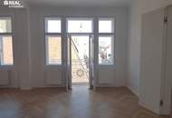 Nahe Stephansplatz - ERSTBEZUG ab 15.1.2026 - erstklassig sanierte Altbauwohnung mit kleinem Balkon im Jahrhundertwendehaus