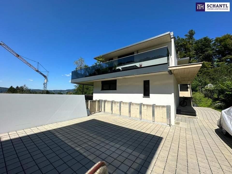 TOP EXKLUSIVE HAUSETAGE MIT SONNEN und AUSSICHTSLAGE! RUHEOASE + EINZIGARTIGE SÜD-WEST-TERASSE! 2 TIEFGARAGENPLÄTZE +  360° VIDEO-RUNDGANG!! EINMALIGE CHANCE!