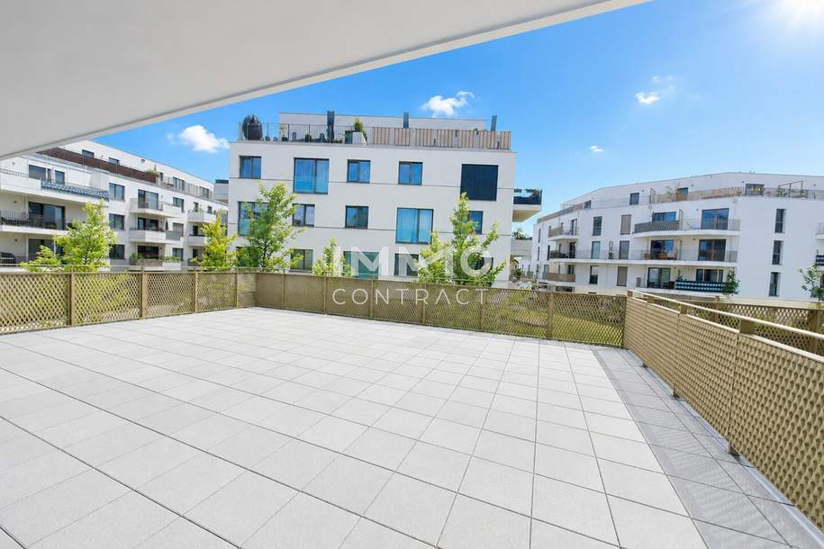 Erstbezug mit Wow-Faktor: 3-Zimmer-Wohnung mit ca. 69 m² Freiflächen im naturnahen Hirschfeld, Wohnung-kauf, 259.000,€, 1210 Wien 22., Donaustadt