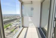 U1 Kagran - Blick über Wien - Loggia - Fitnessraum - Deckenkühlung - Sauna - Pool am Dach