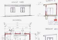Erweiterbares 68m² Einfamilienhaus mit Garage, Pool &amp; Gartenhaus