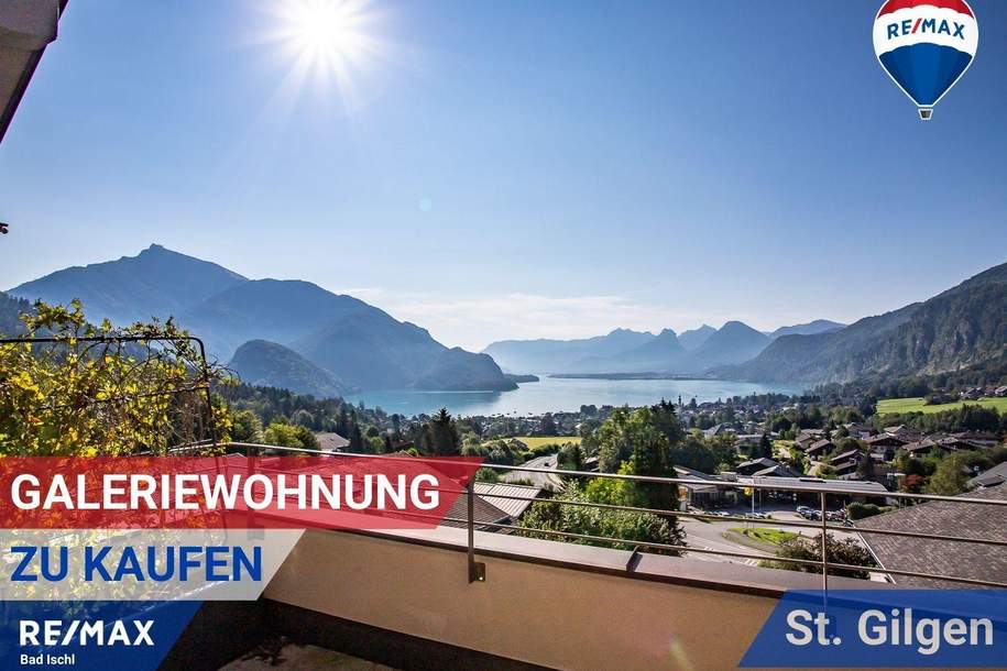 2-3 Zimmer-Galeriewohnung mit atemberaubendem Blick auf den Wolfgangsee, Wohnung-kauf, 1.495.000,€, 5340 Salzburg-Umgebung