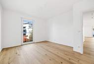 Erstbezug! Traumhafte 3-Zimmer-Terrassen-Wohnung nächst Innenstadt und Bahnhof | Tiefgaragenplatz | Herrlicher Grünblick | Ruhe des Innenhofs