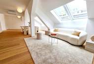 Stark reduziert - Stylischer Wohntraum im Dachgeschoss! Frisch saniert + Ruhelage + Traumhaftes Altbauhaus + Hofseitige Terrasse + U-Bahn ums Eck + Beste Infrastruktur und Anbindung!