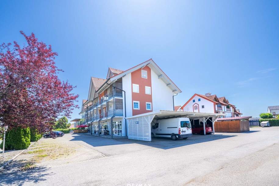 Helle Maisonette mit Loggia, Kamin & Carport im Grünen von St. Pantaleon, Wohnung-kauf, 274.400,€, 5120 Braunau am Inn