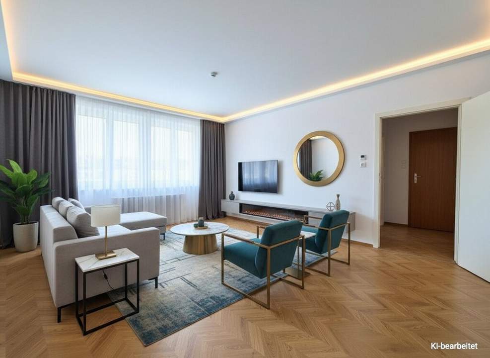 3-Zimmer-Wohnung mit separater Küche neben der Donau und der Wirtschaftsuniversität Wien!