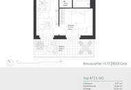 Brauquartier Puntigam – Idyllische 2-Zimmer-Wohnung mit Freifläche!