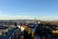 TOP-Ausblick: City mit Stephansdom, Donaukanal, Prater. Concierge, Party &amp; BBQ Lounge, Pool usw.