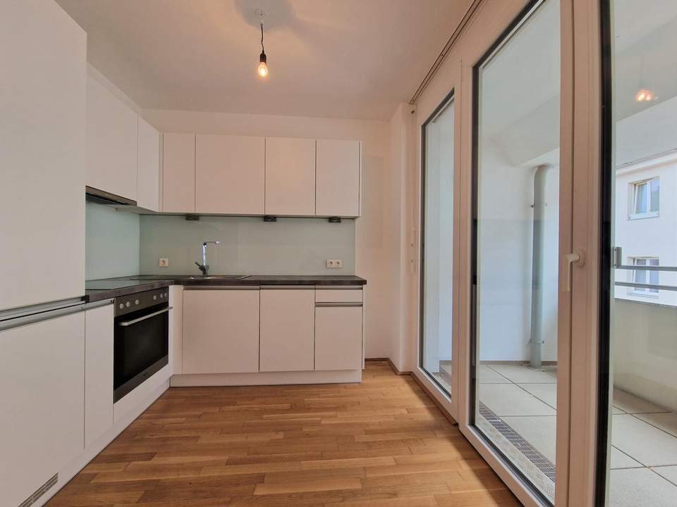 Oswaldgasse: Wunderschöne, helle Neubauwohnung mit Loggia