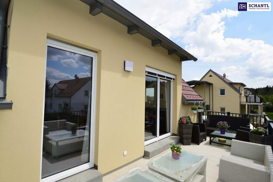 NOTVERKAUF! Schneller Verkauf aus gesundheitlichen Gründen – jetzt diese Gelegenheit ergreifen und gleichzeitig helfen! Grünoase mit Panoramablick: 3-Zimmer-Wohnung mit Süd/West-Dachterrasse!, Wohnung-kauf, 252.000,€, 8063 Graz-Umgebung