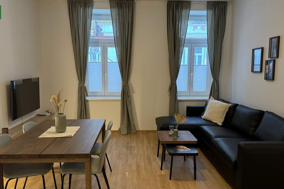Möblierte 3 Zimmer Wohnung! - All inclusive Miete - 6 Monate befristet - U6 Nähe, Wohnung-miete, 1.399,00,€, 1170 Wien 17., Hernals