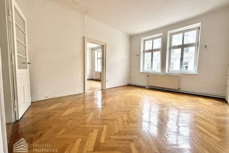 Helle Wohnung mit Balkon auf ganzer Etage zzgl. Rohdachboden, Nähe Einsiedlerpark, Wohnung-kauf, 849.000,€, 1050 Wien 5., Margareten