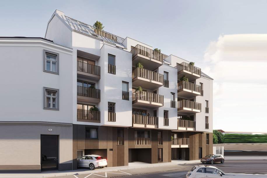 Smartes Anlegerobjekt: 1-Zimmer-Wohnung im Neubau ERSTBEZUG, Wohnung-kauf, 172.100,€, 1220 Wien 22., Donaustadt