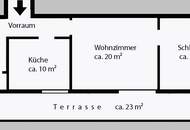 Dachterrassenwohnung Nähe Donauspital - U2