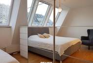 Möblierte 2-Zimmer-Dachgeschosswohnung mit Terrasse nahe U1 Kagran