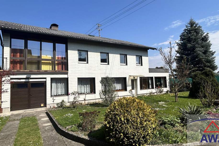 Preiswertes Wohnhaus mit Keller und Garage in Zentrumsnähe!, Haus-kauf, 375.000,€, 4614 Wels-Land