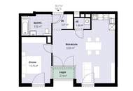 DAS WARICH - 2 ZIMMER SÜDSEITIGE LOGGIA TRENDIG - MODERN