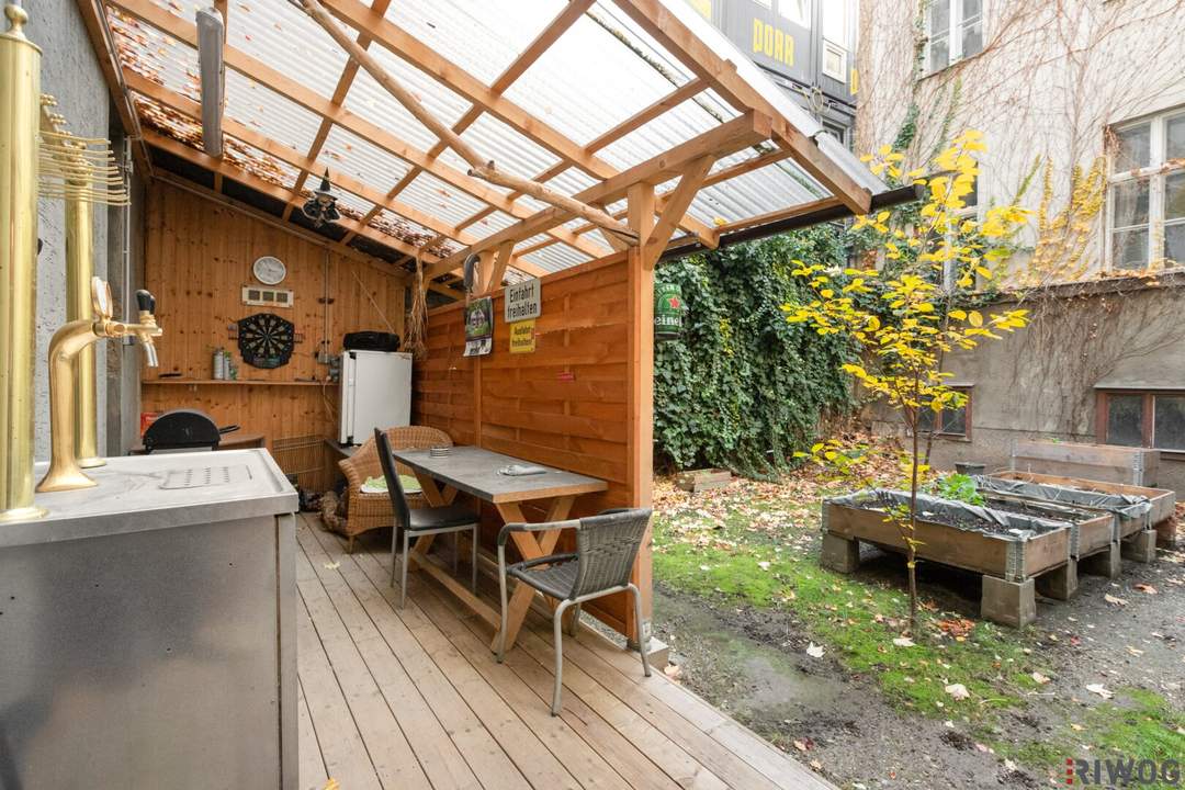 WERKSTATT/LAGER NÄHE 1. BEZIRK, DONAUKANAL UND AUGARTEN | Hof-/Gartennutzung | Wasser, Strom &amp; WC | Rembrandtstraße