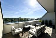 ERSTBEZUG MIT BADESTEG AM WASSER: Ruhelage mit Fernblick über die Donau I großzügige Terrassen & geräumige Wohnküche I zwei Garagenplätze