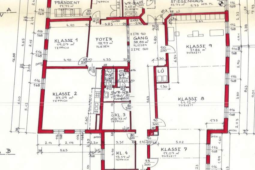 15485 Barrierefreies Innenstadtbüro unbefristet zu vergeben!, Gewerbeobjekt-miete, 6.453,22,€, 3100 Sankt Pölten(Stadt)