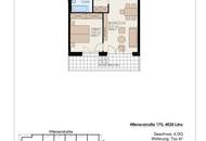 Moderne 2-Zimmer-Wohnung mit Einbauküche und großzügiger Loggia in Linz nähe WIFI zu vermieten!