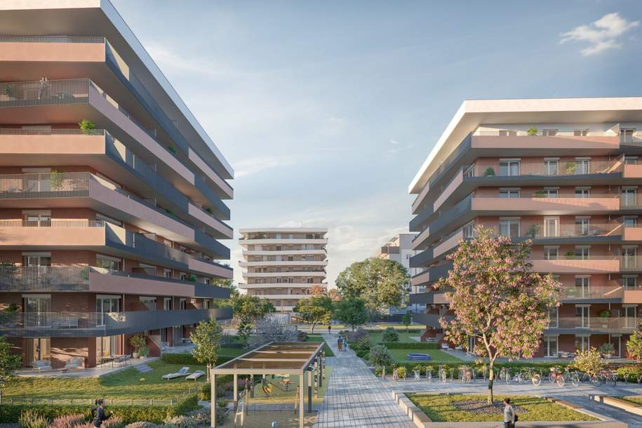 2 Zimmer-Anleger-Wohnung mit Balkon und genialer Infrastruktur, Wohnung-kauf, 215.000,€, 9020 Klagenfurt(Stadt)