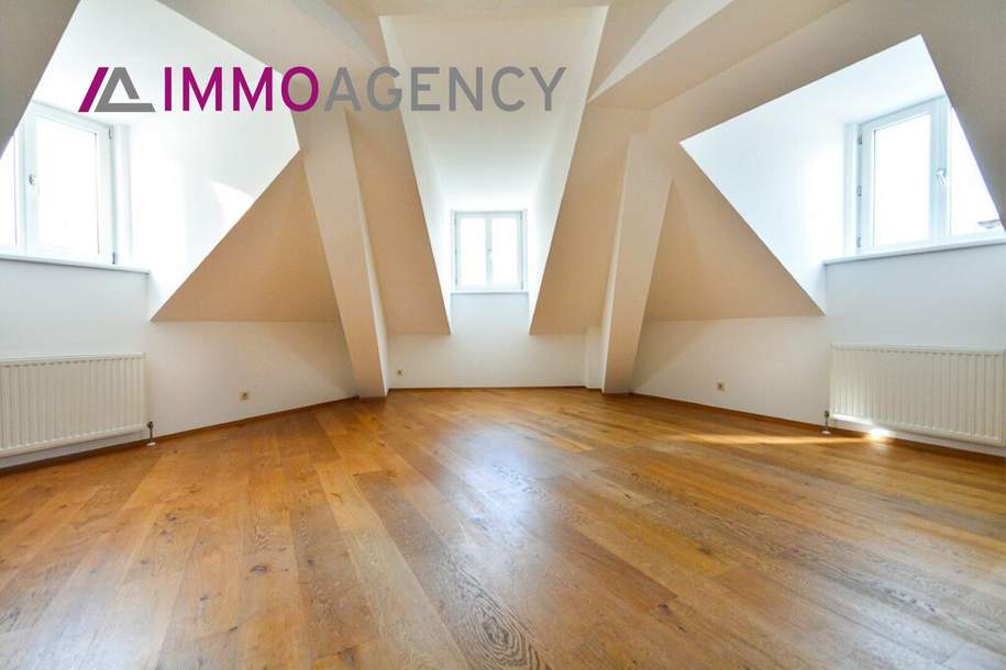3 Zimmer Dachgeschoßwohnung mit großer Wohnküche in saniertem Altbau, Wohnung-kauf, 479.000,€, 1080 Wien 8., Josefstadt