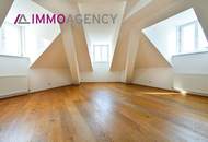 3 Zimmer Dachgeschoßwohnung mit großer Wohnküche in saniertem Altbau