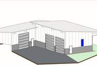 Nagelneue Gewerbe und Lagerhalle 265 m² zu mieten, Brückl, St. Veit/Glan