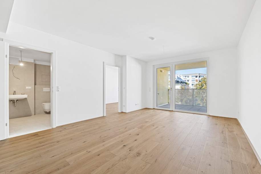 PROVISIONSFREI! Ideal geschnittene 2-Zimmer-Wohnung mit Loggia und Ausblick, Wohnung-kauf, 224.000,€, 2700 Wiener Neustadt(Stadt)