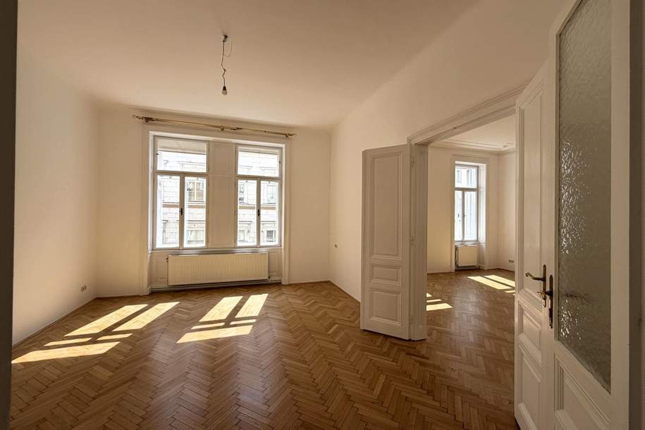 Großzügige 5-Zimmer-Altbauwohnung mit Balkon // Spacious 5-Room Period Apartment with Balcony //, Wohnung-miete, 3.812,17,€, 1010 Wien 1., Innere Stadt