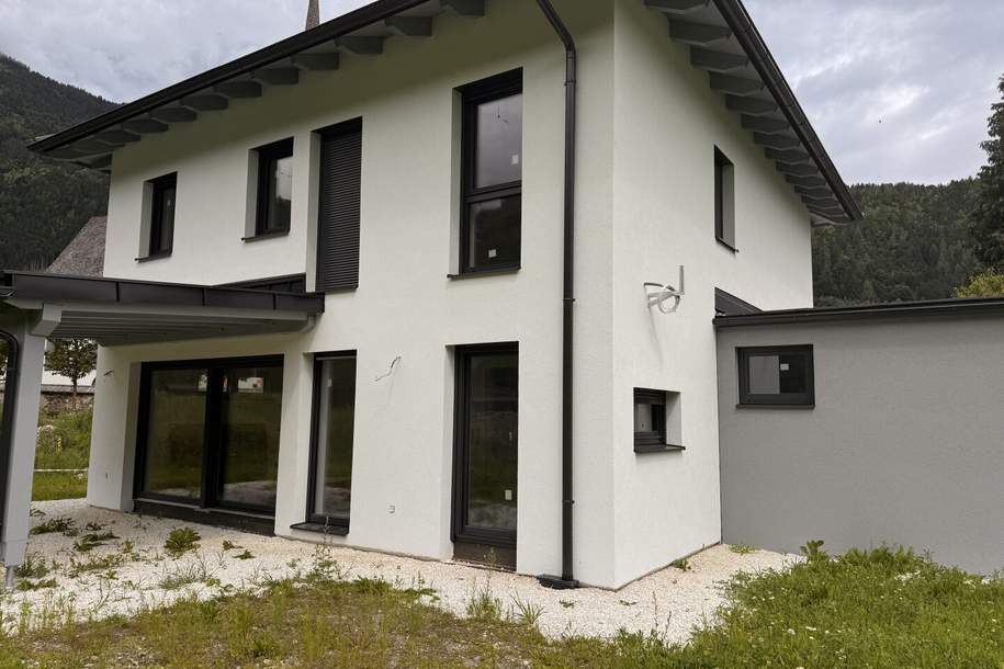 RESERVIERT Erlebe Luxus: NEUBAU Einfamilienhaus in 9751 Sachsenburg, 5 Zimmer, 139 m², Terrasse, Stellplatz, Carport, 2 WCs, 2 Bäder, SCHLÜSSELFERTIG!!!, Haus-kauf, 445.000,€, 9751 Spittal an der Drau