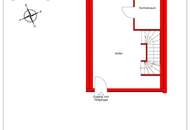 Provisionsfreier Erstbezug: vollunterkellertes Reihenhaus mit 4 Zimmern, Terrasse, Dachterrasse und Eigengrund samt Garagenplatz