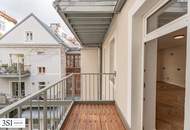 Stilvoll wohnen mit Grünblick – sanierter 2-Zimmer-Altbau mit Balkon in ruhiger Lage