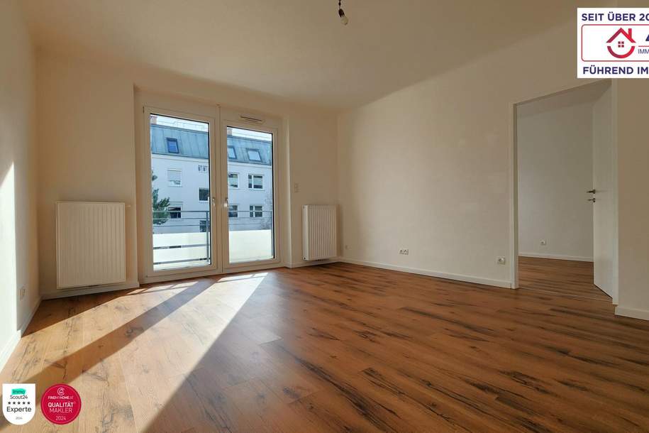 Moderne 3-Zimmer-Wohnung mit großer Sonnenloggia - Erstbezug nach Generalsanierung, Wohnung-kauf, 329.000,€, 1110 Wien 22., Donaustadt